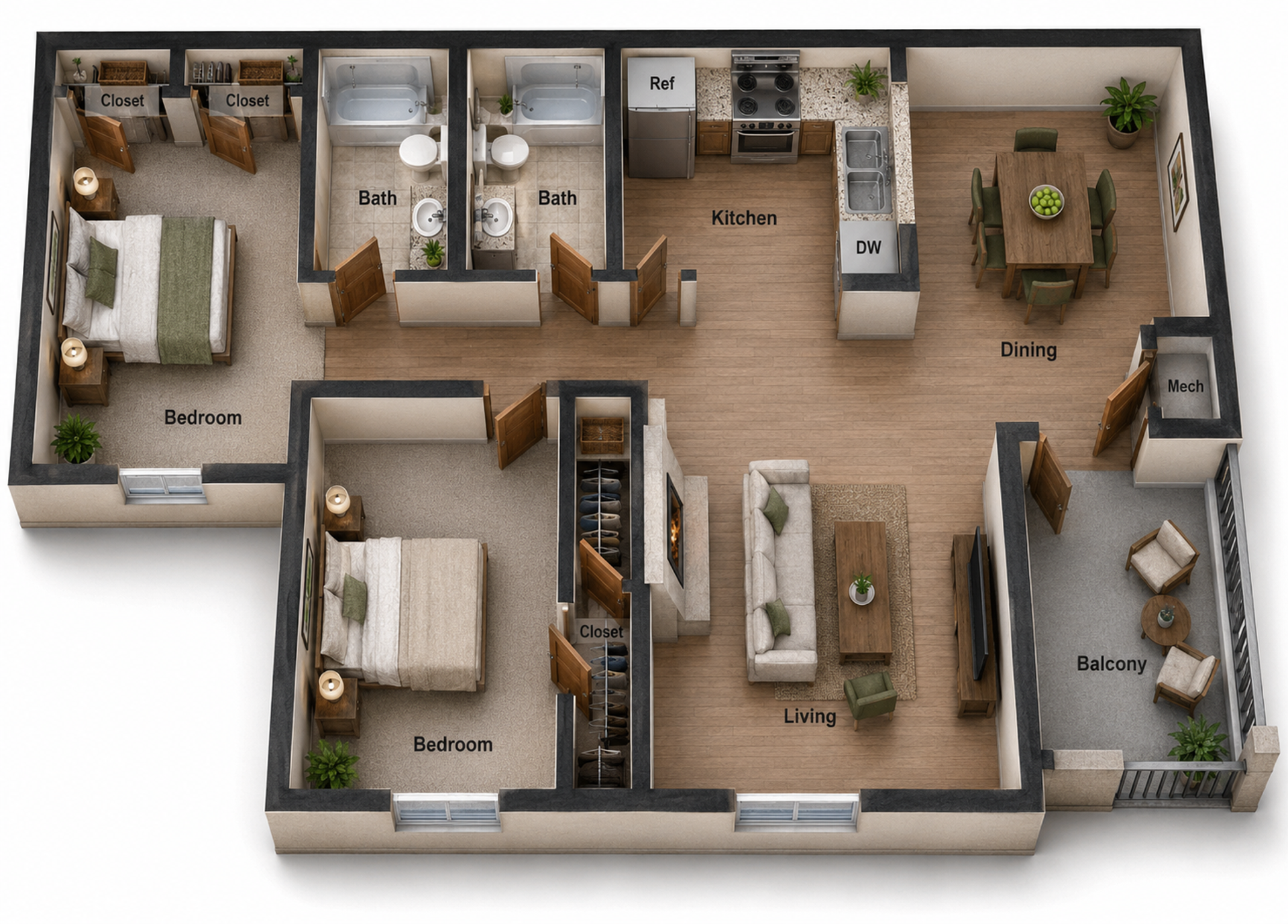 Odessa Apartment: 4330 North Grandview