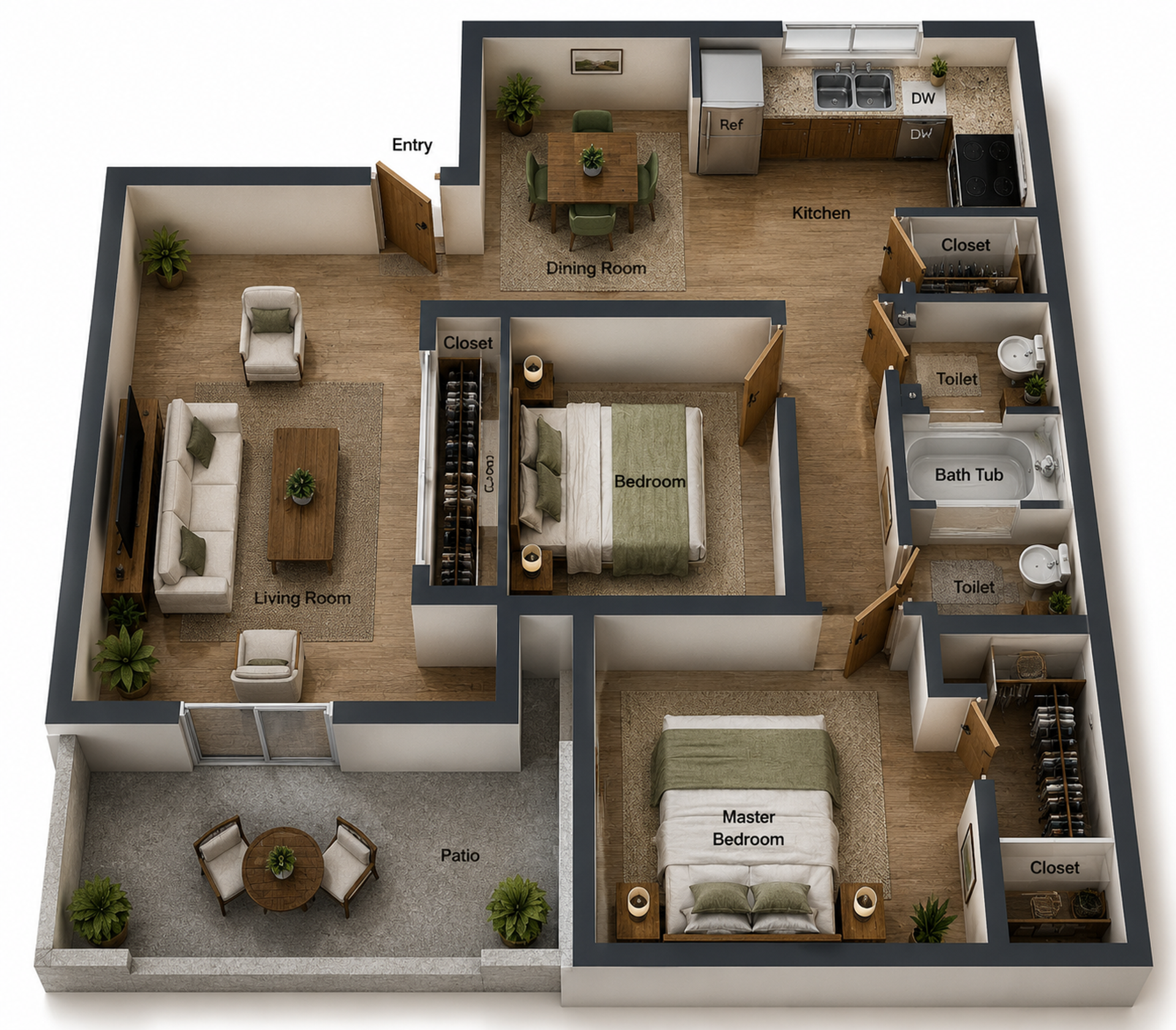 Odessa Apartment: 3843 Penbrook Street