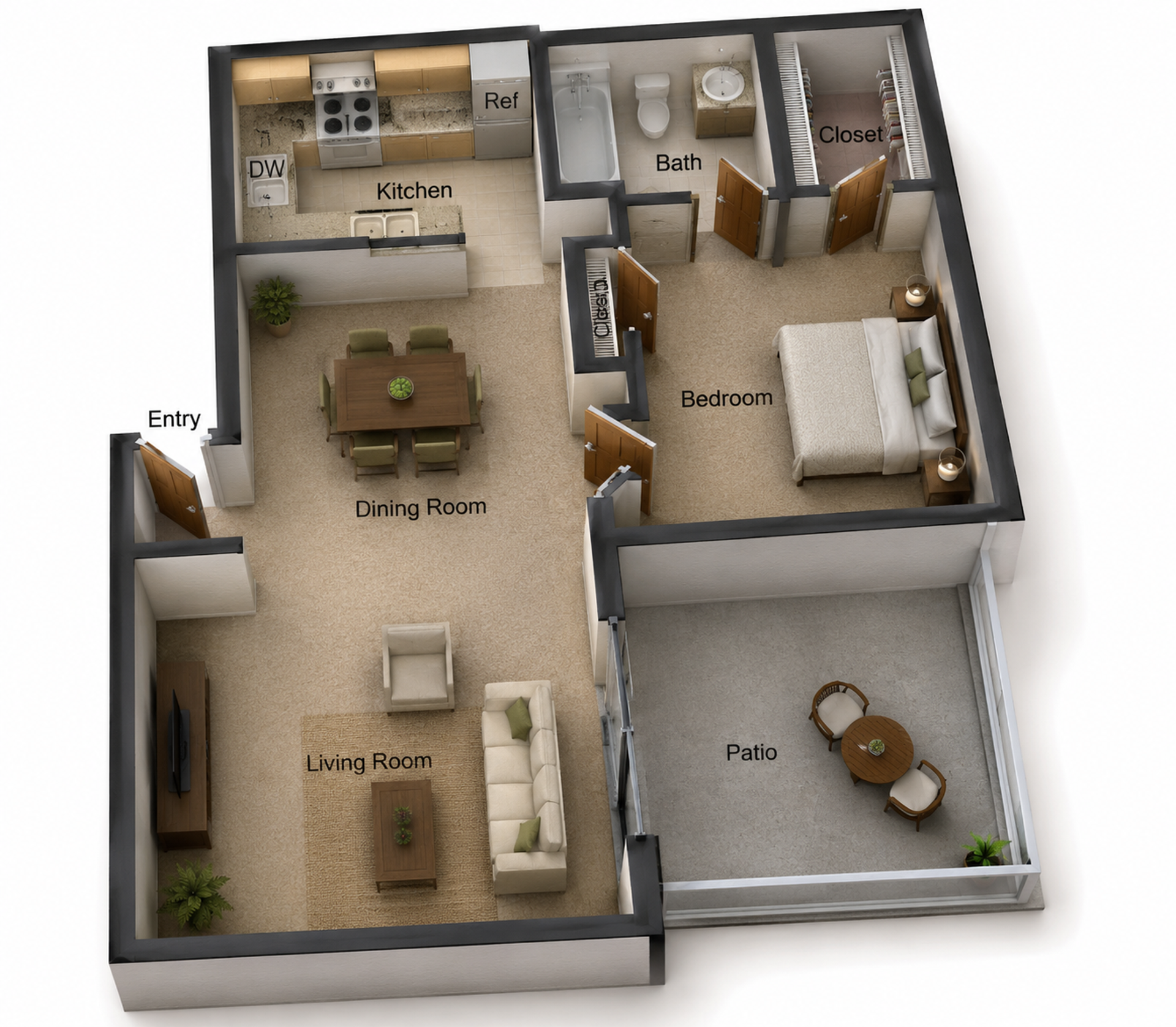 Odessa Apartment: 3843 Penbrook Street