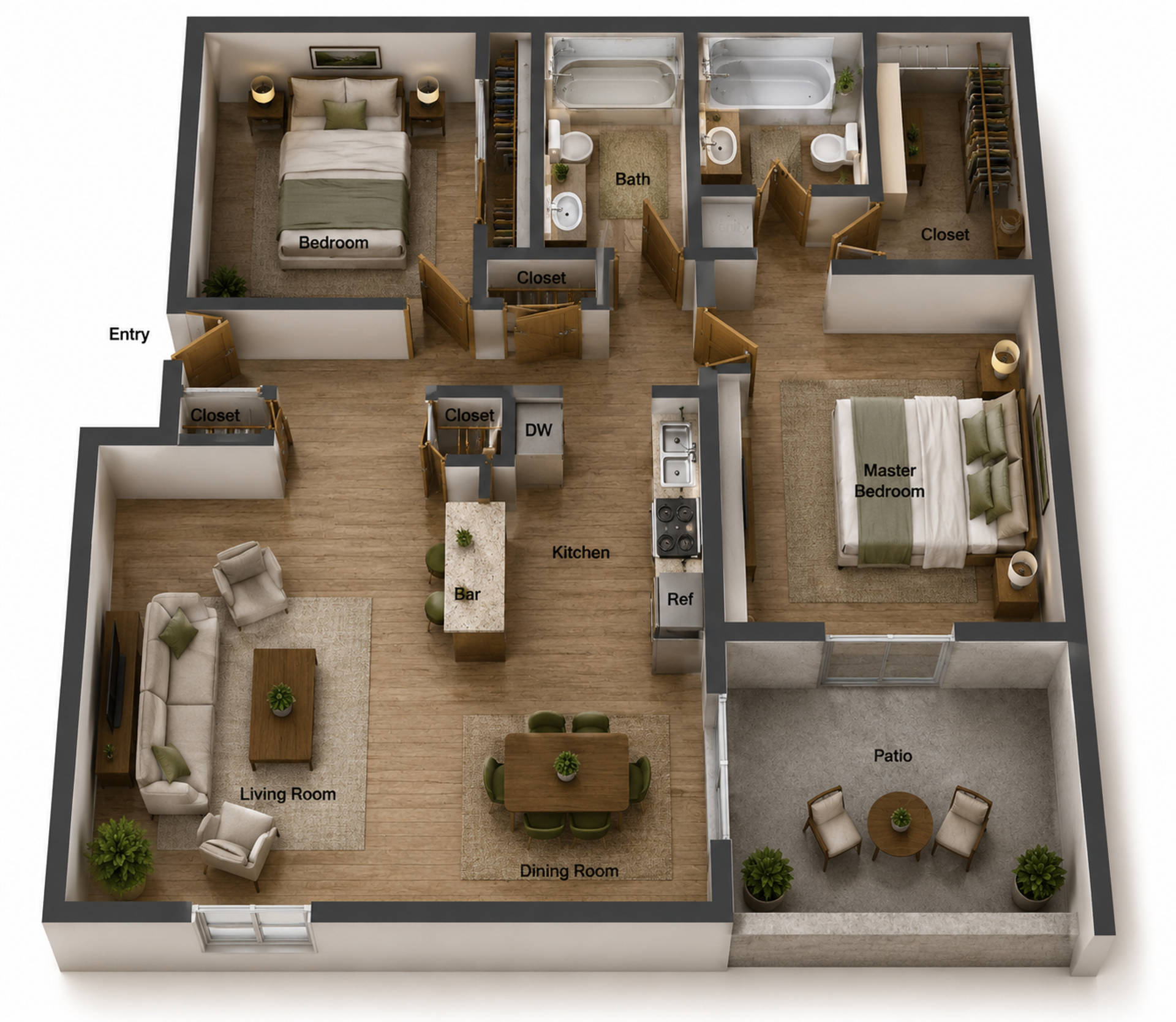 Odessa Apartment: 3843 Penbrook Street