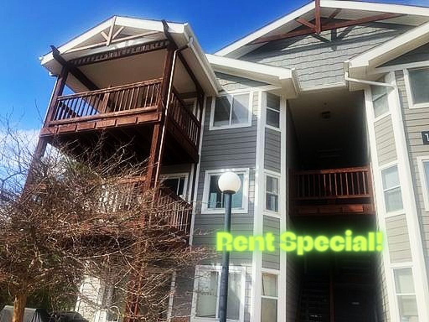 RENT SPECIAL! 1 month FREE RENT on 15 month lease OR 1/2 month FREE RENT on 12 month lease 