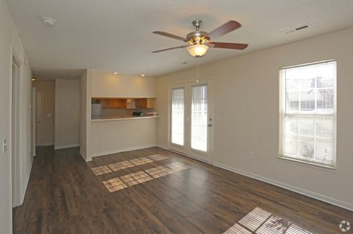 One Bedroom, One Bathroom, Open Floor Plan with Patio, Washer/Dryer Connections, and Intrusion Alarm – photo 1