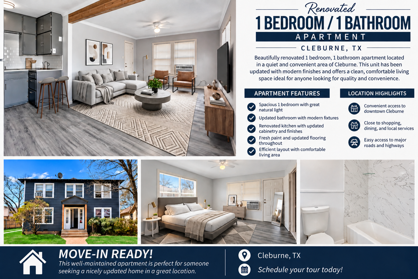 Cleburne Apartment: 305 N Robinson St
