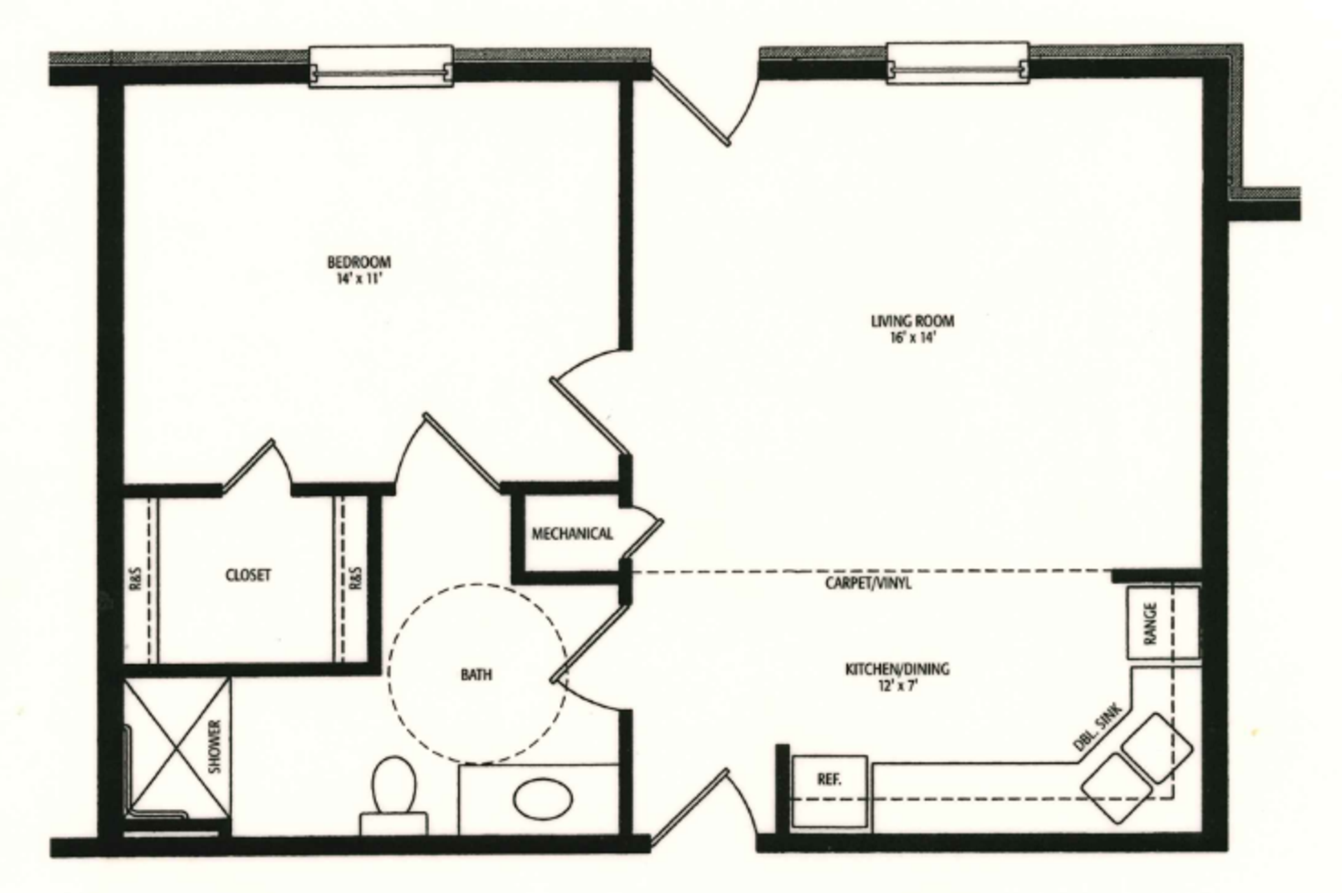 Holiday Island Apartment: 5 Park Drive