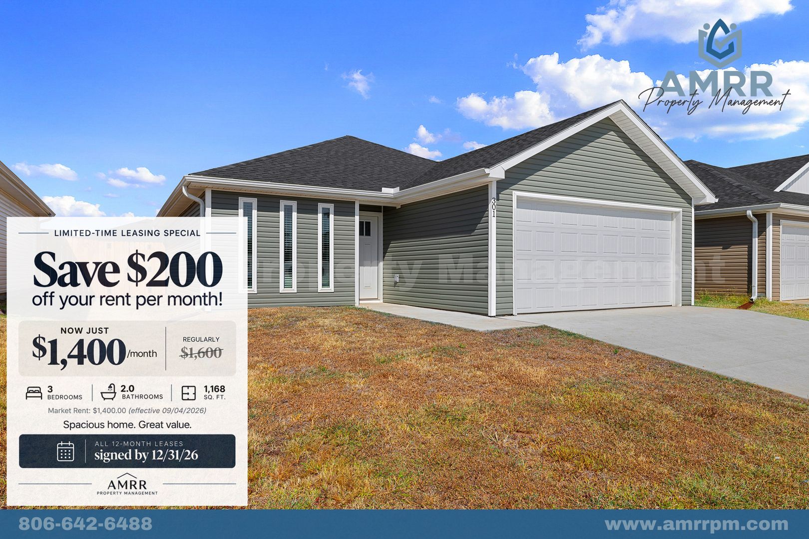 Decatur House: 301 Golden Field Rd