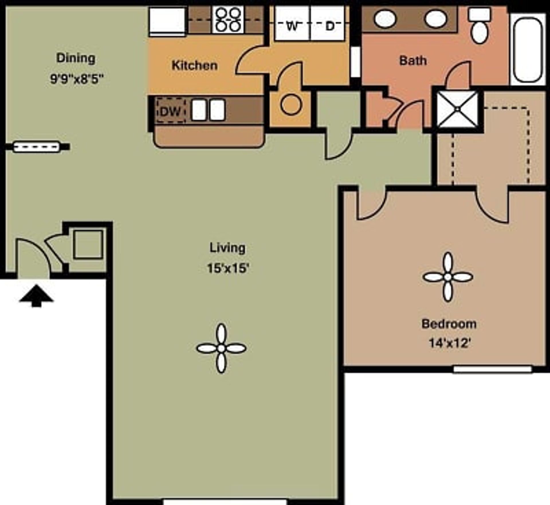 Warner Robins Apartment: 301 S. Corder Rd