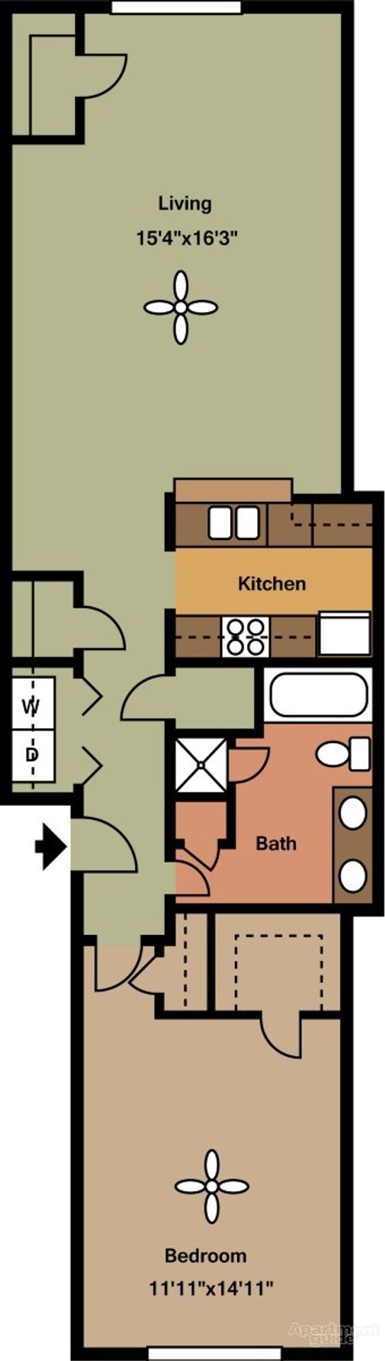 Warner Robins Apartment: 301 S. Corder Rd
