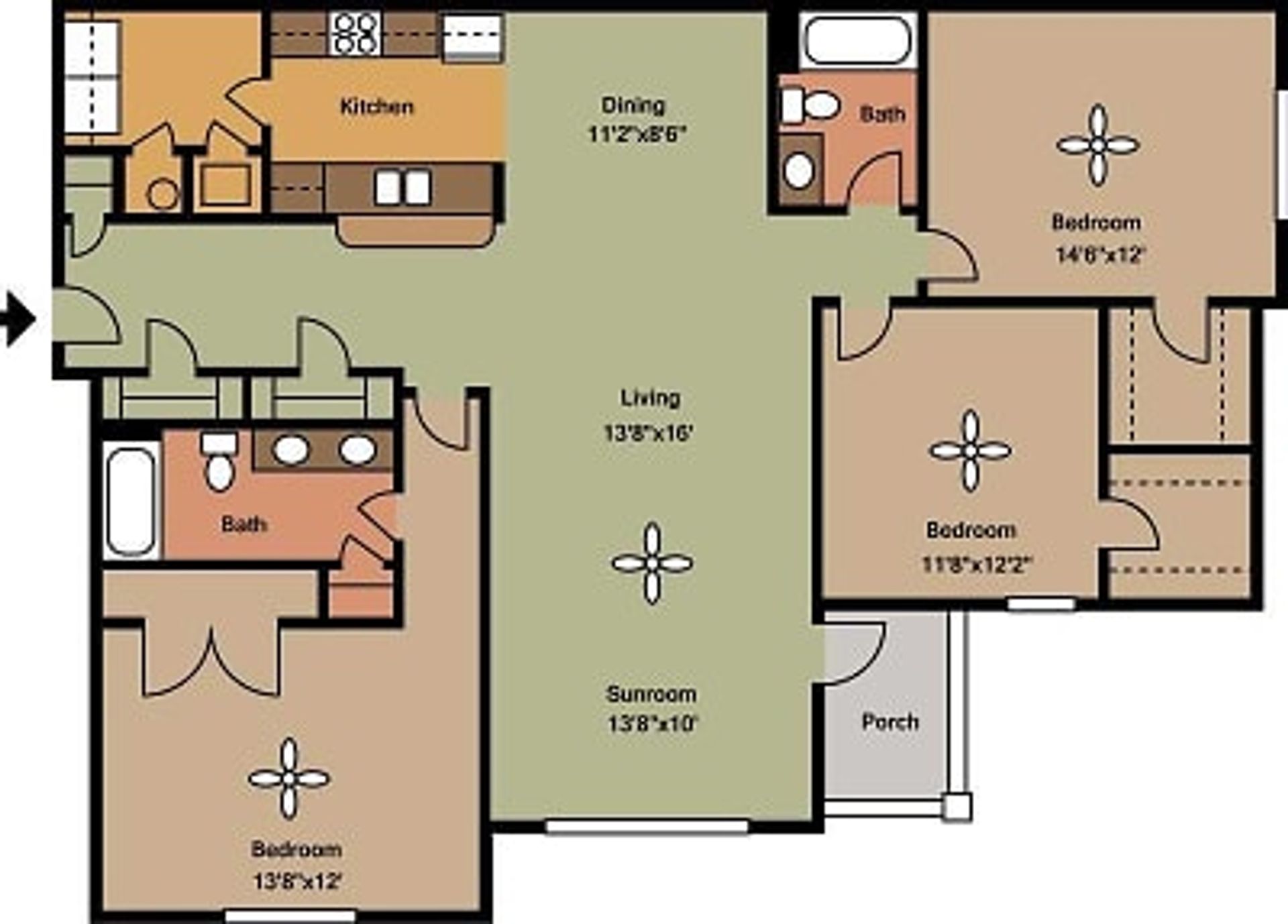 Warner Robins Apartment: 301 S. Corder Rd