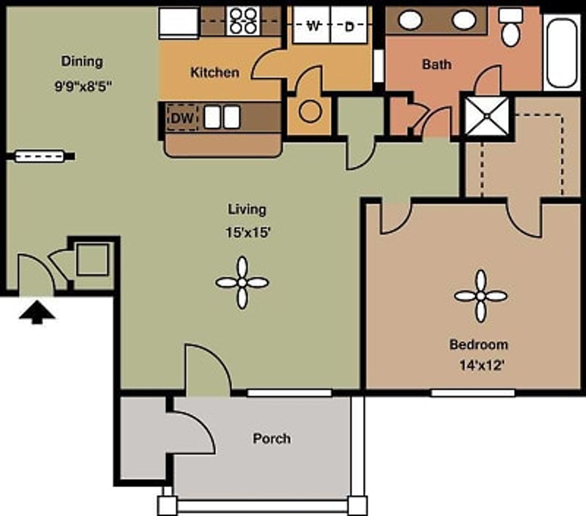 Warner Robins Apartment: 301 S. Corder Rd