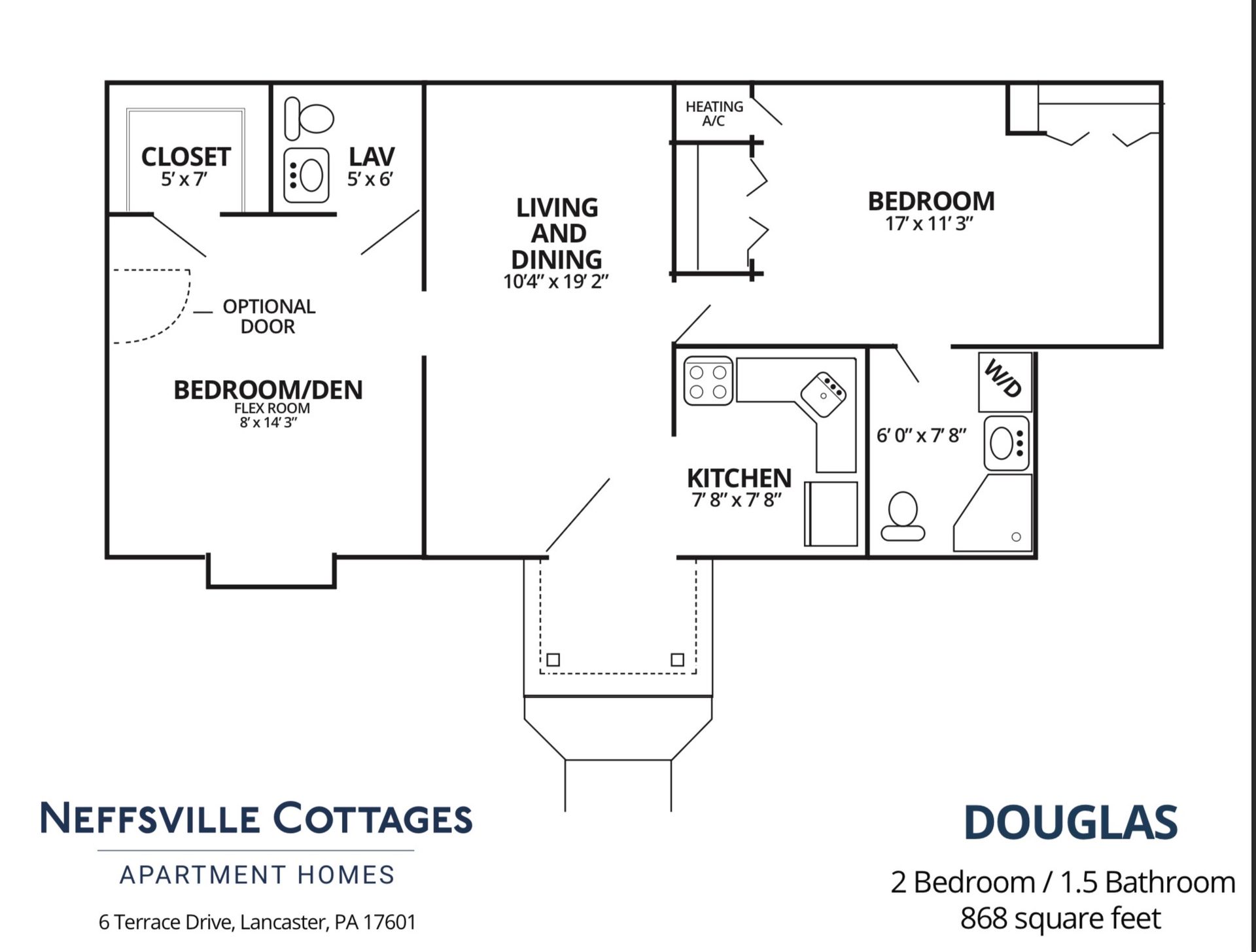 Lancaster Apartment: 6 Terrace Drive