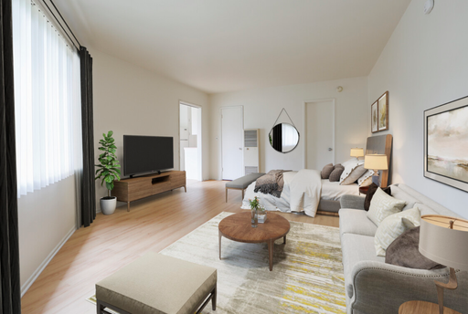 Walk to UCLA! Big, quiet, sunny Westwood studio - full and separate kitchen! – photo 1