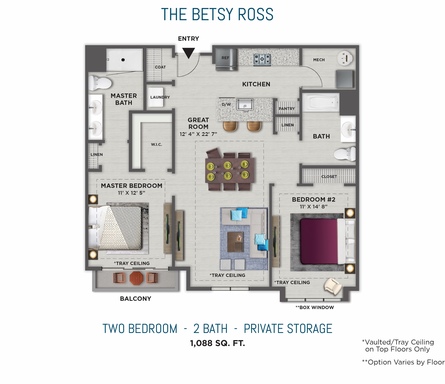 The Betsy Ross (3rd Floor, Private Storage)