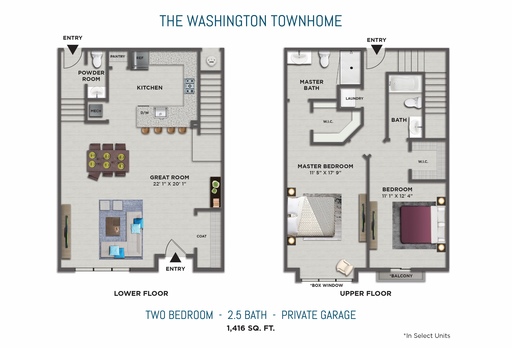 The Washington Townhome w/ Private Garage – photo 1
