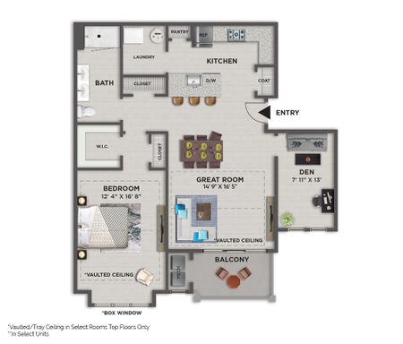 The Essex (2nd Floor) with Den