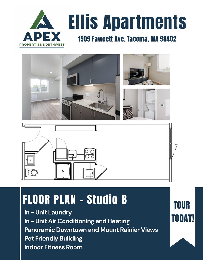 Tacoma Apartment: 1909 Fawcett Ave