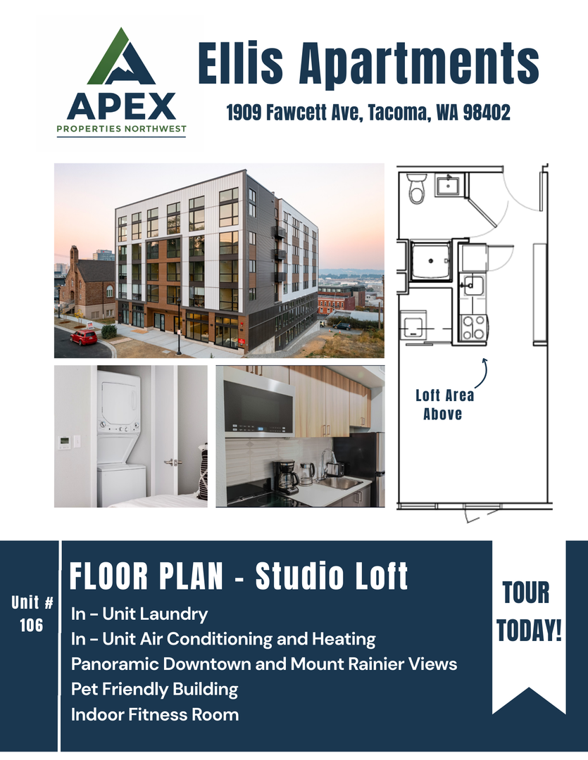Tacoma Apartment: 1909 Fawcett Ave