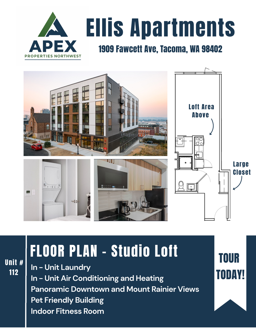 Tacoma Apartment: 1909 Fawcett Ave