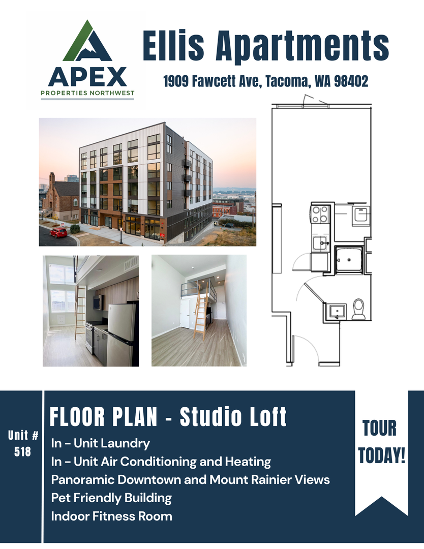 Tacoma Apartment: 1909 Fawcett Ave