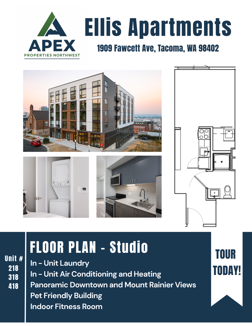 Tacoma Apartment: 1909 Fawcett Ave