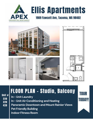 The Ellis Apartments - Tacoma WA - Studio – photo 1