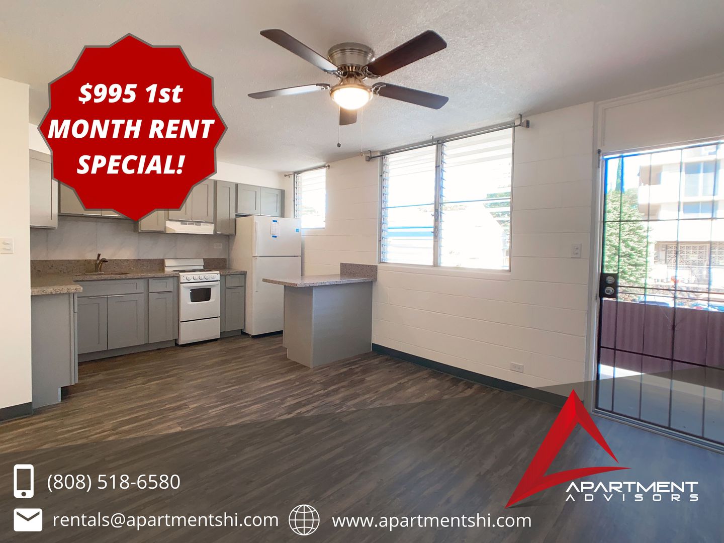 Honolulu Apartment: 2717 S. King Street