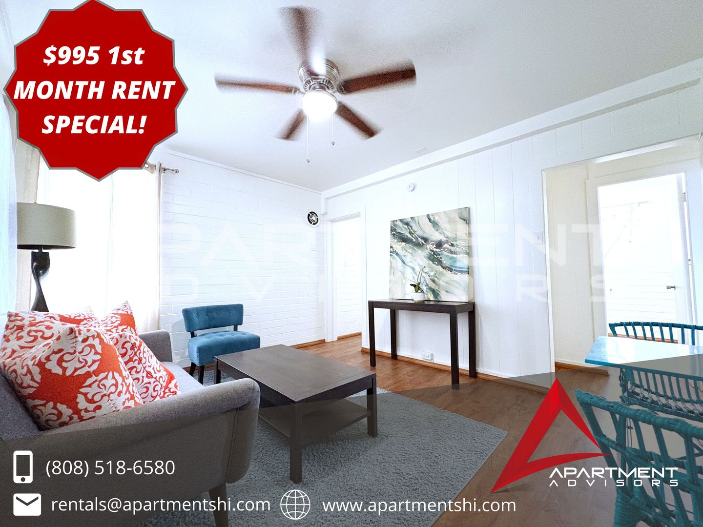 Honolulu Apartment: 2934 Varsity Circle