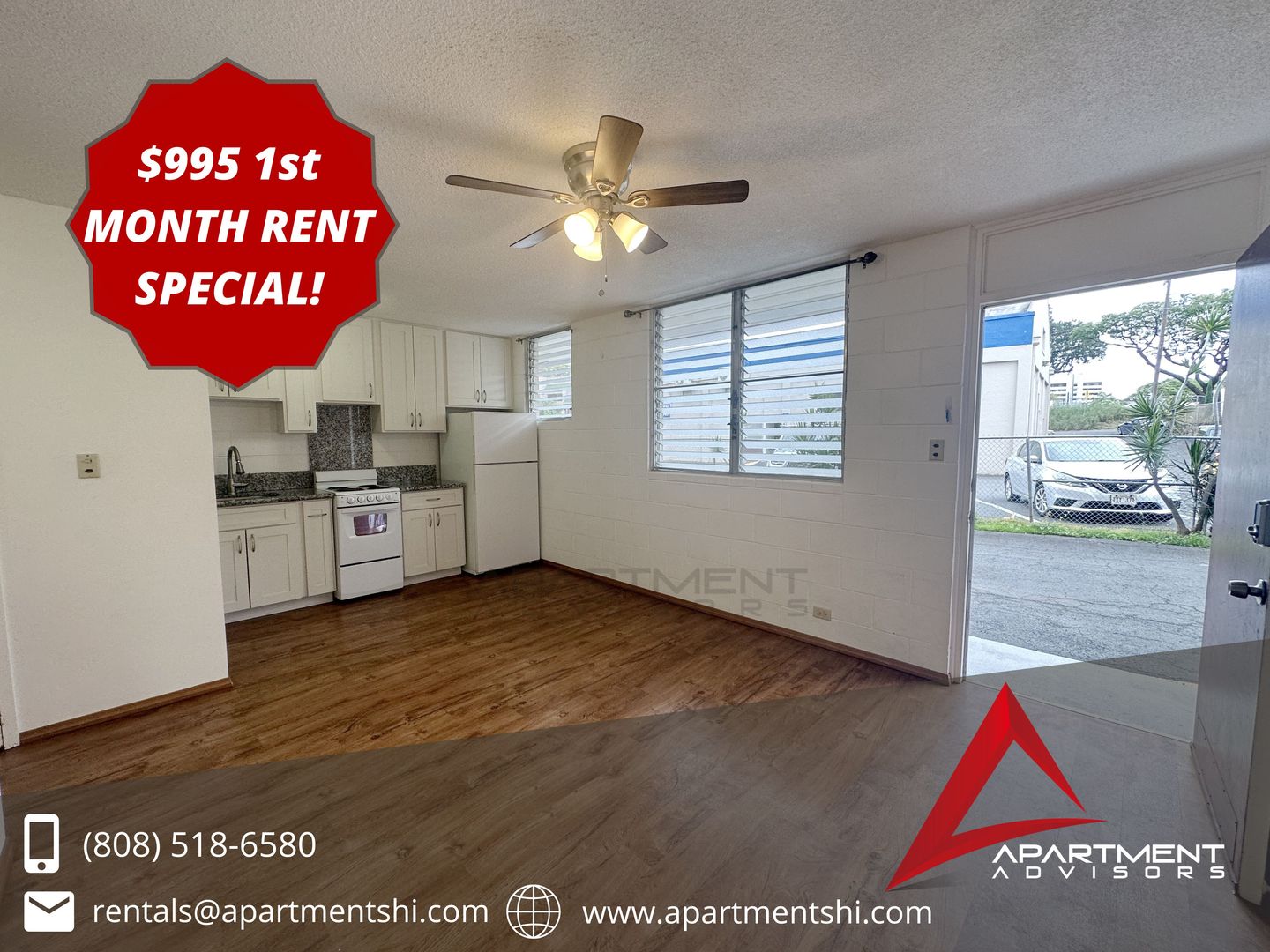 Honolulu Apartment: 2717 S. King Street