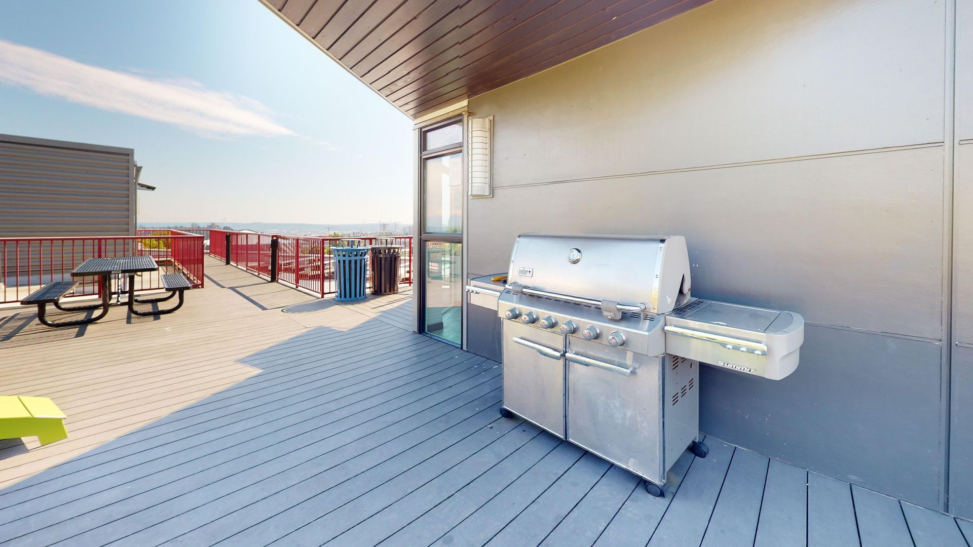 Grill area at Mad Flats
