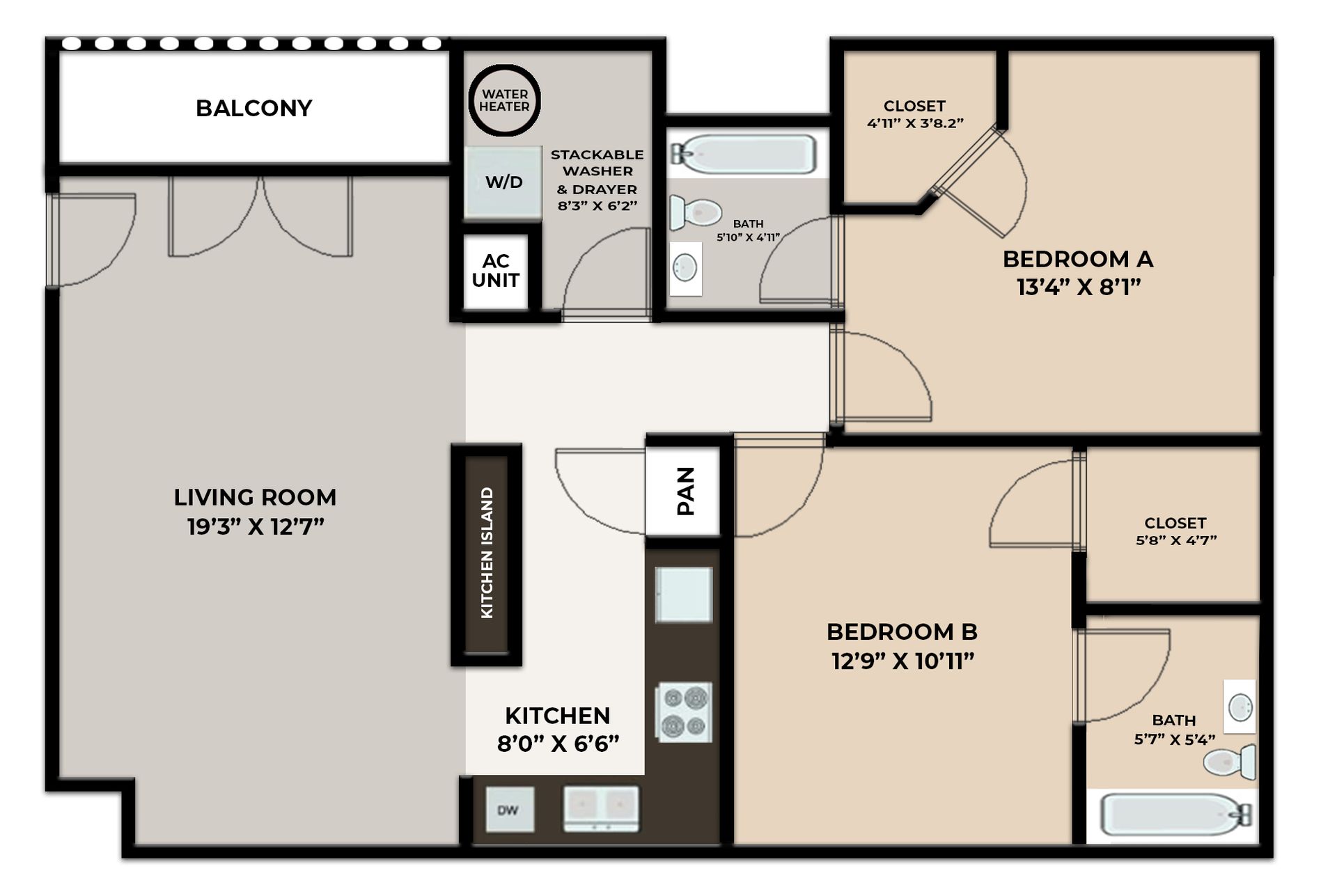 San Marcos Apartment: 225 Ramsay