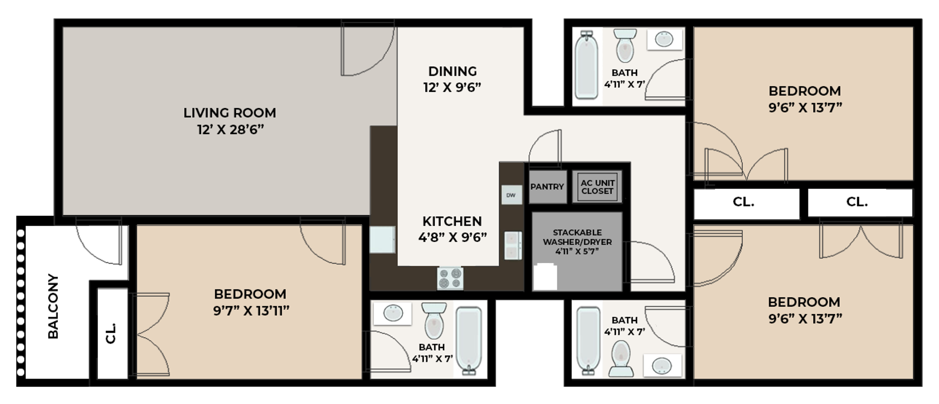 San Marcos Apartment: 225 Ramsay