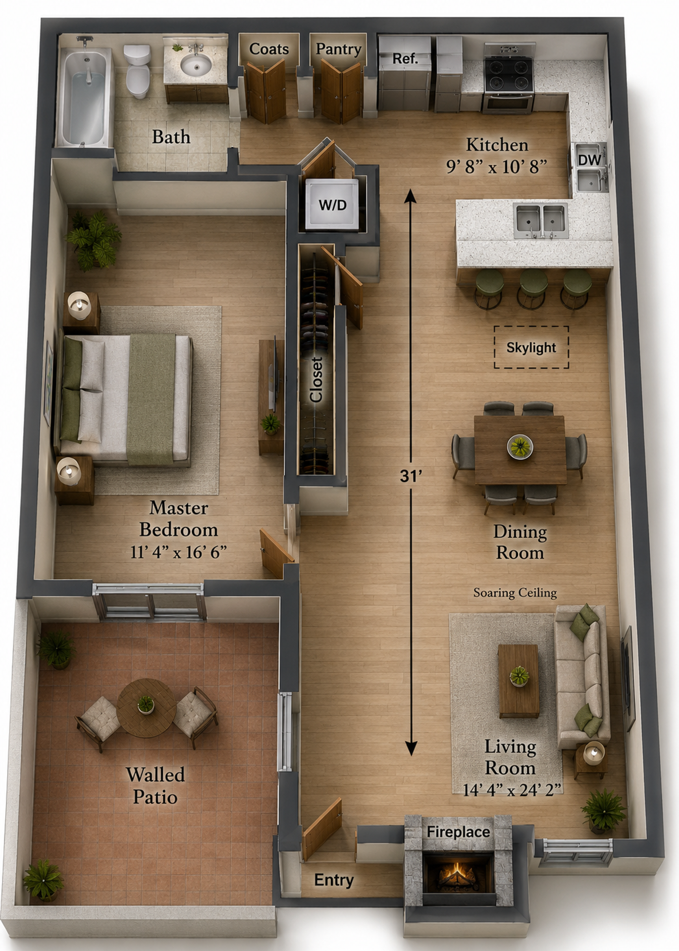 Houston Apartment: 12247 Sunset Meadow Ln