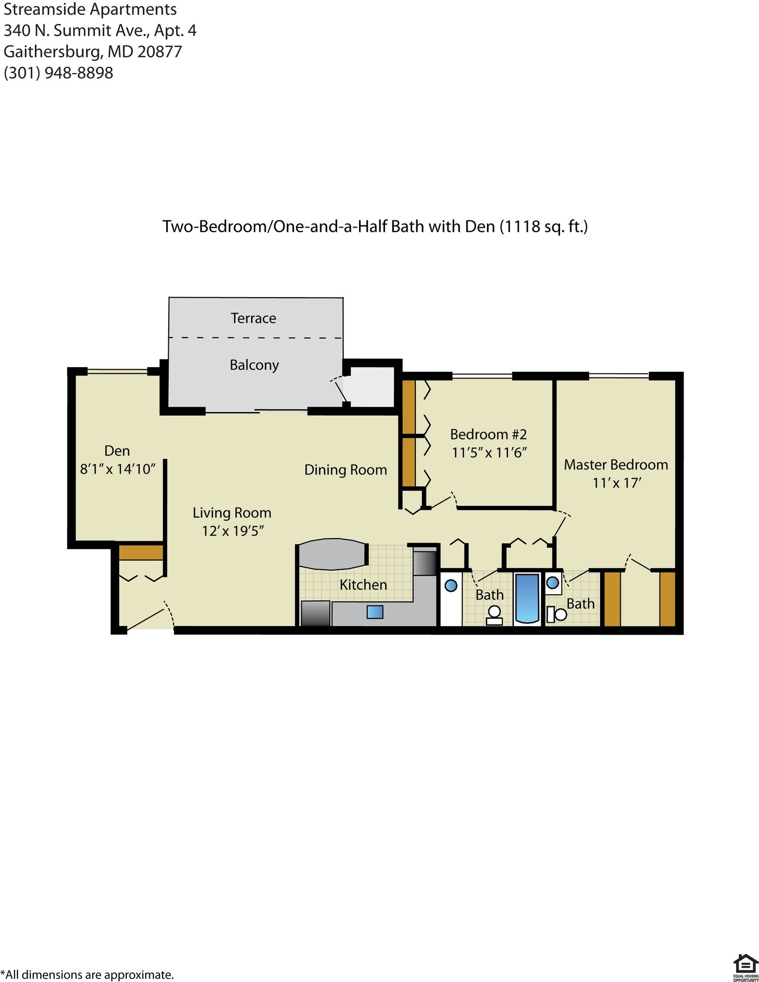 Gaithersburg Apartment: 340 N. Summit Ave #3