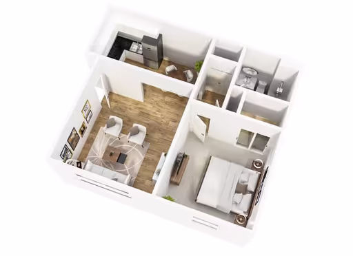 Affordable 1 Bedroom Apartment! – photo 1