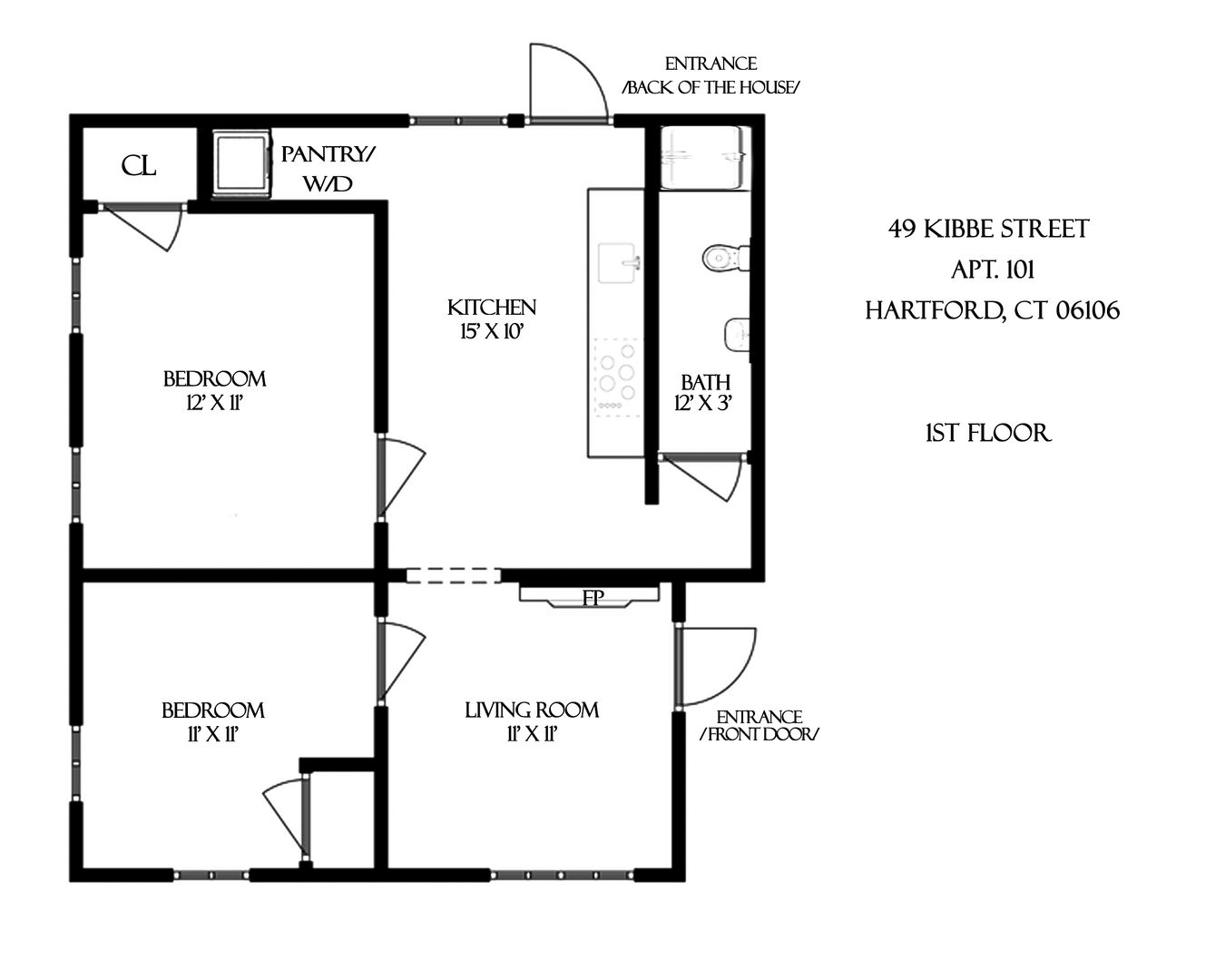Hartford Apartment: 49-51 Kibbe St