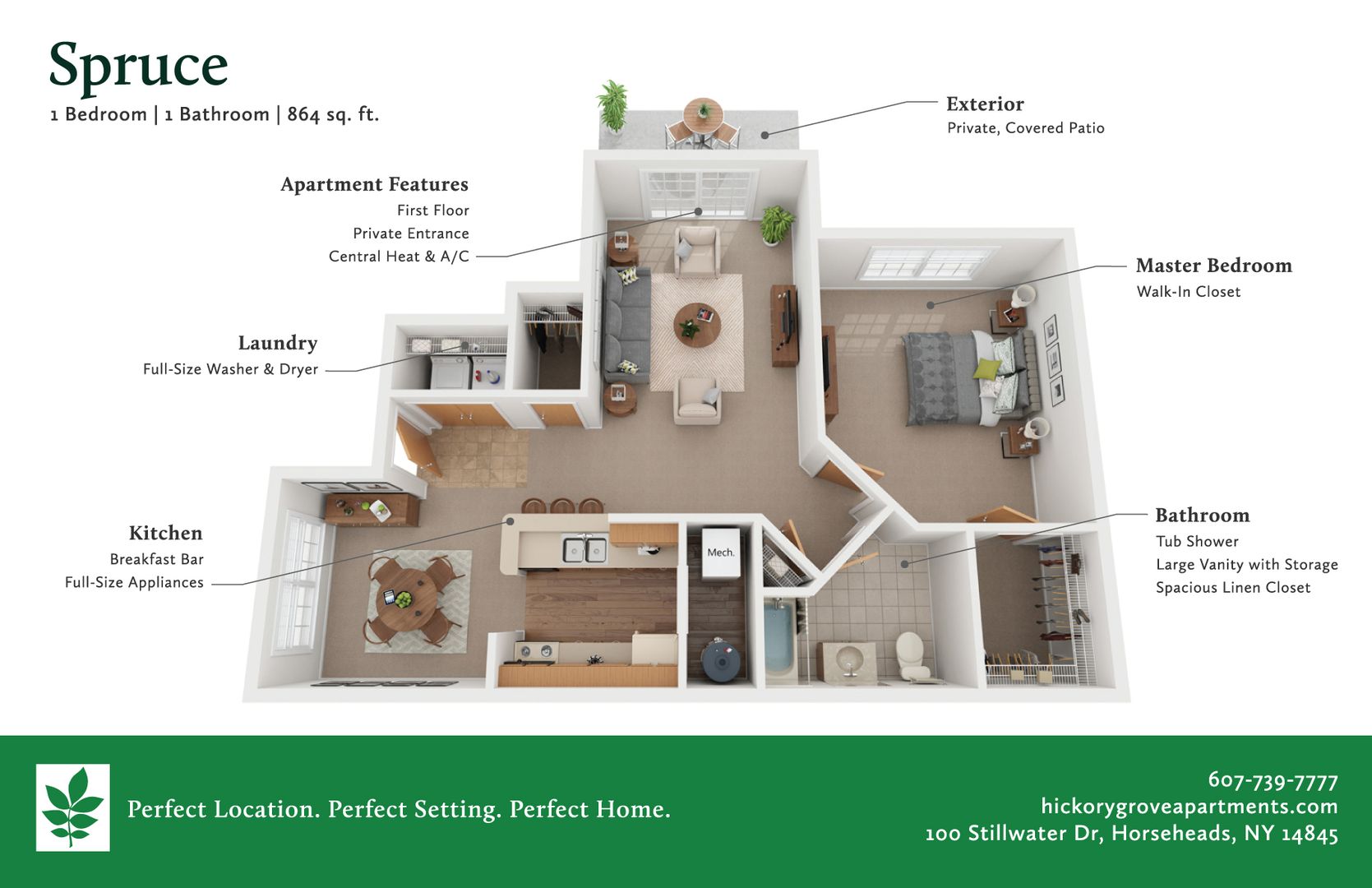 Horseheads Apartment: 100 Stillwater Drive