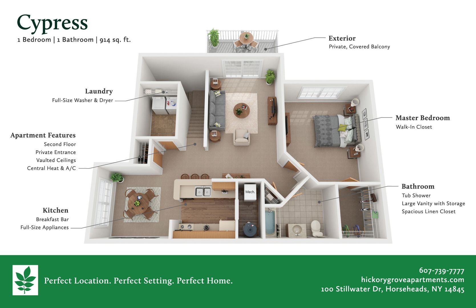 Horseheads Apartment: 100 Stillwater Drive