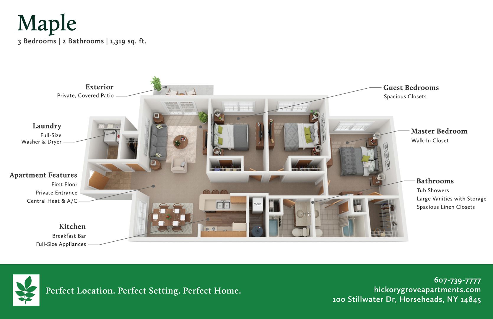Horseheads Apartment: 100 Stillwater Drive