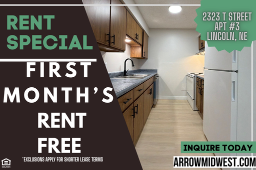 2-bedroom, 1 bathroom apartment for rent near City Campus – photo 1