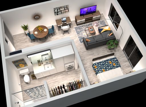 Las Vegas Downtown Living With Courtyard Patio - 1 month free and $0 move in OAC – photo 1