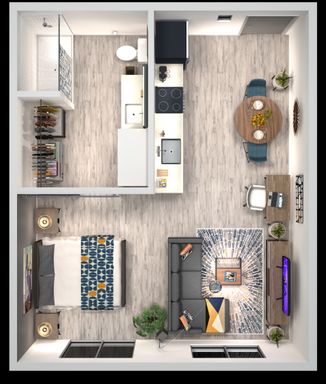 $1349 *** UTILITIES INCLUDED ***City & Mountain Views* North Facing* W/ Juliet Balcony* – photo 1
