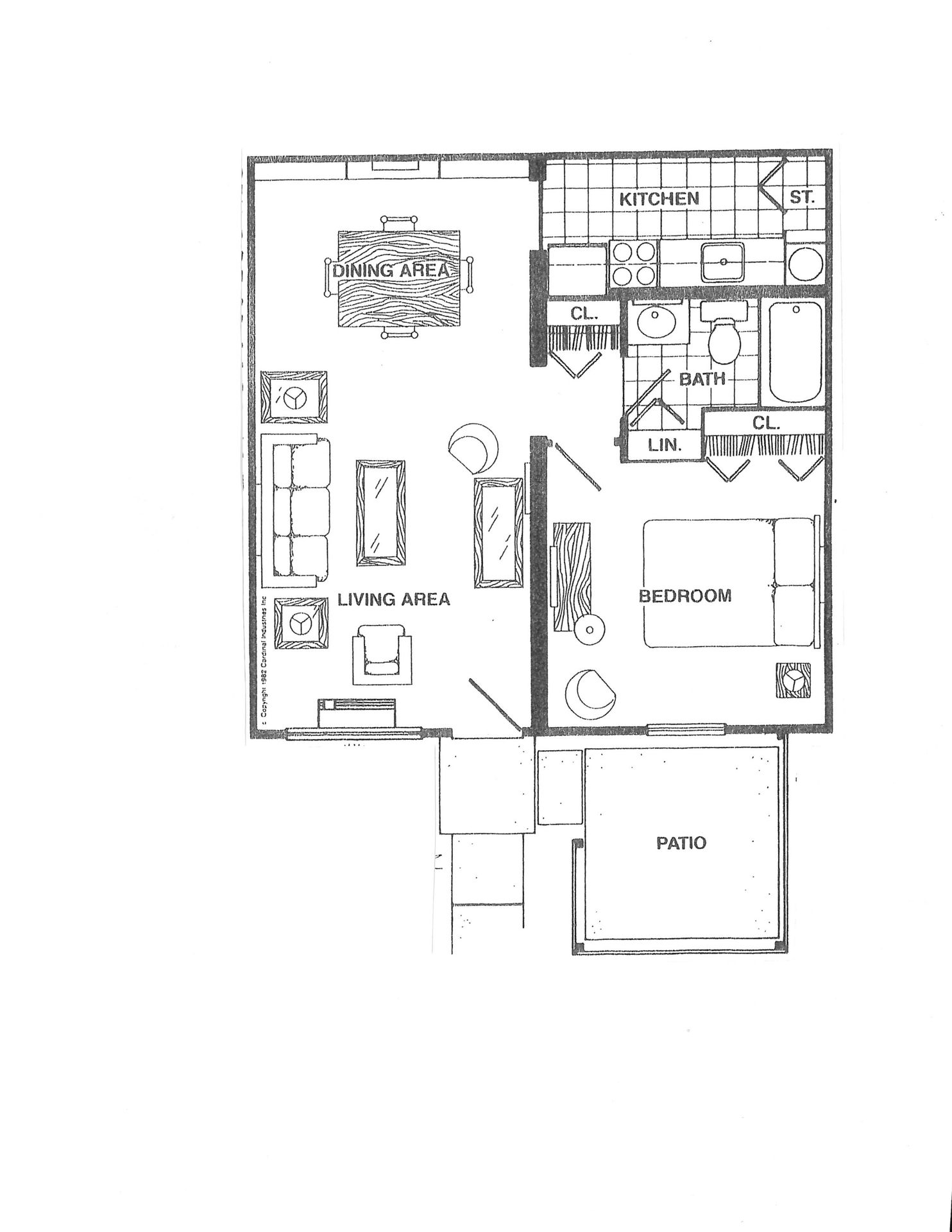 Belpre Apartment: Cedarwood