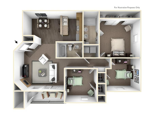 2027 W Powell Blvd, Building D Apt 220 – photo 1