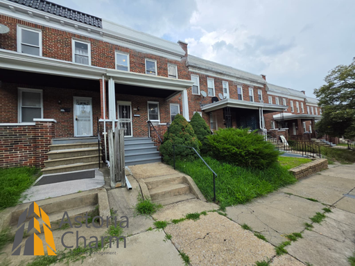 3 Bedroom 1.5 Bath Baltimore Home with Covered Porch and Washer and Dryer – photo 1