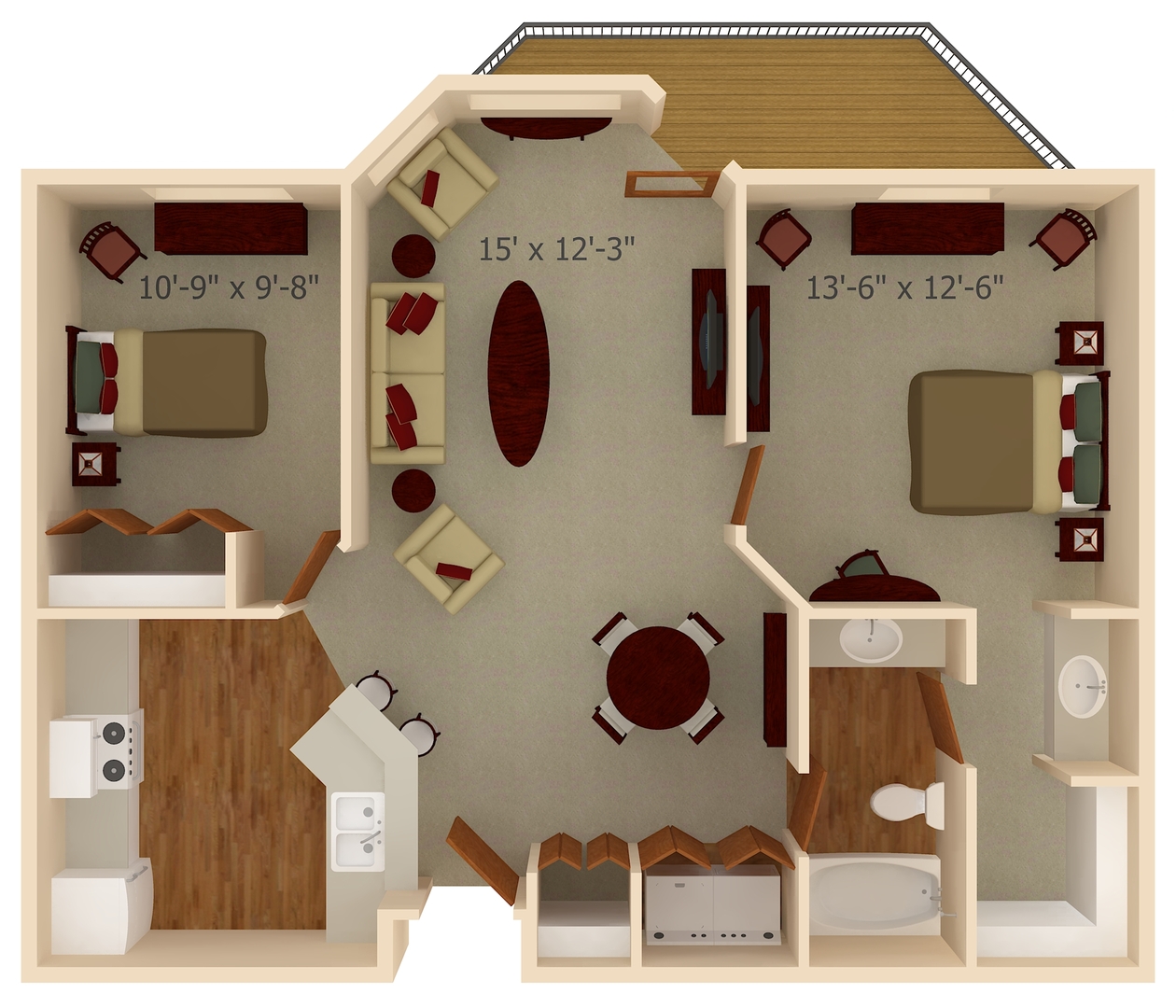 St Cloud Apartment: 3700 W St Germain