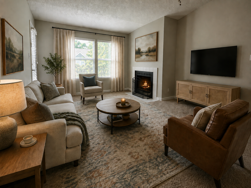One bedroom with vaulted ceilings & washer/dryer provided – photo 1