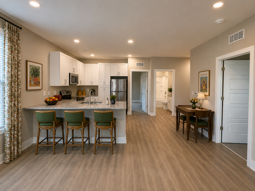 Two bedroom, two bath apartment at brand new property in downtown Mission – photo 1
