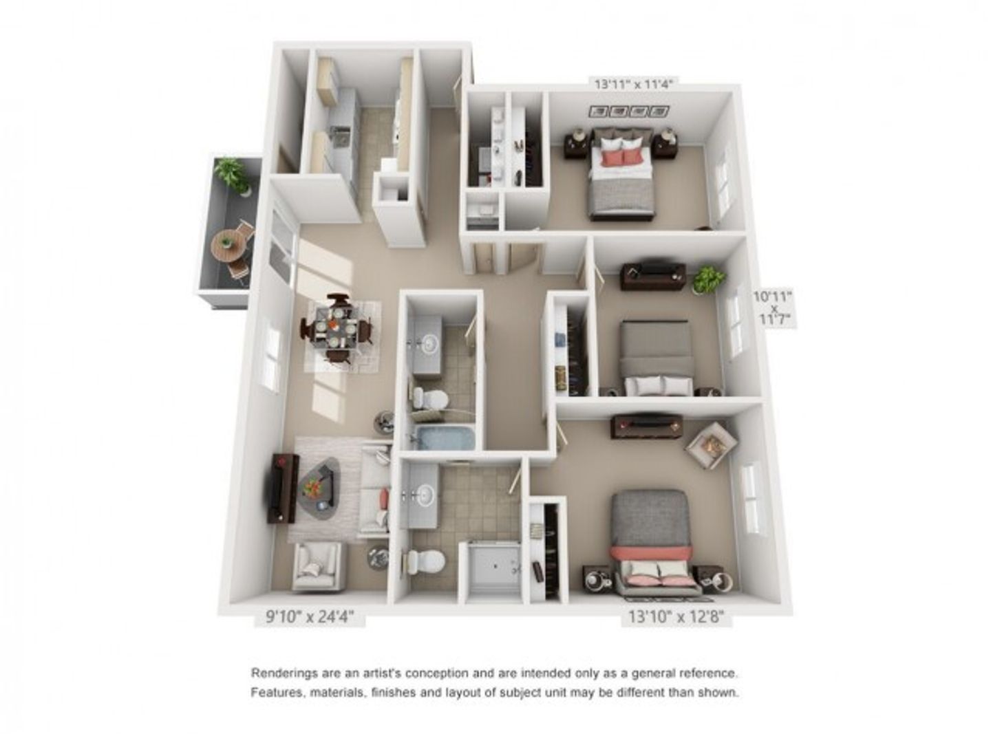 Gresham Apartment: 805 NE Kane Drive