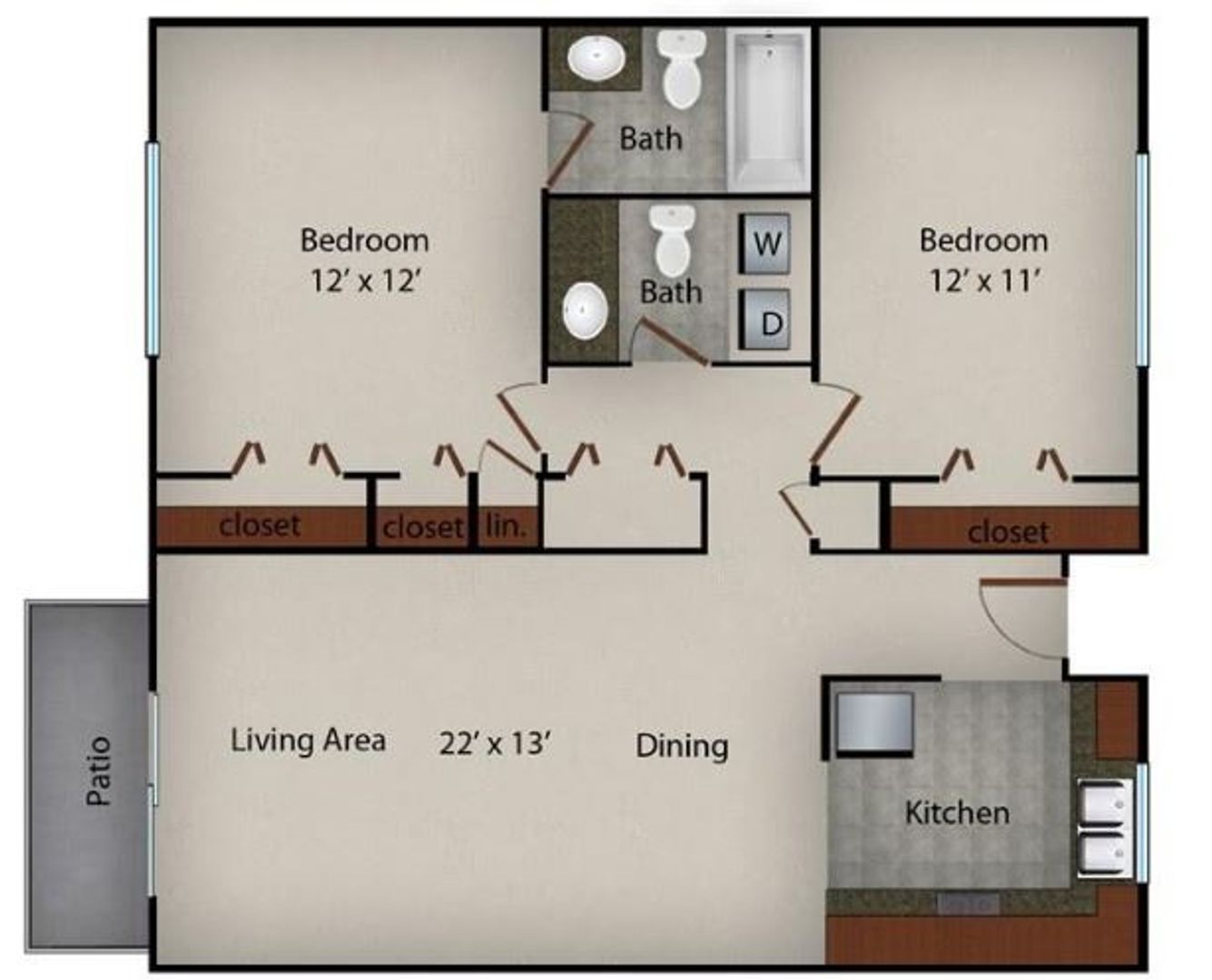 Memphis Apartment: 6371 Winchester Rd,