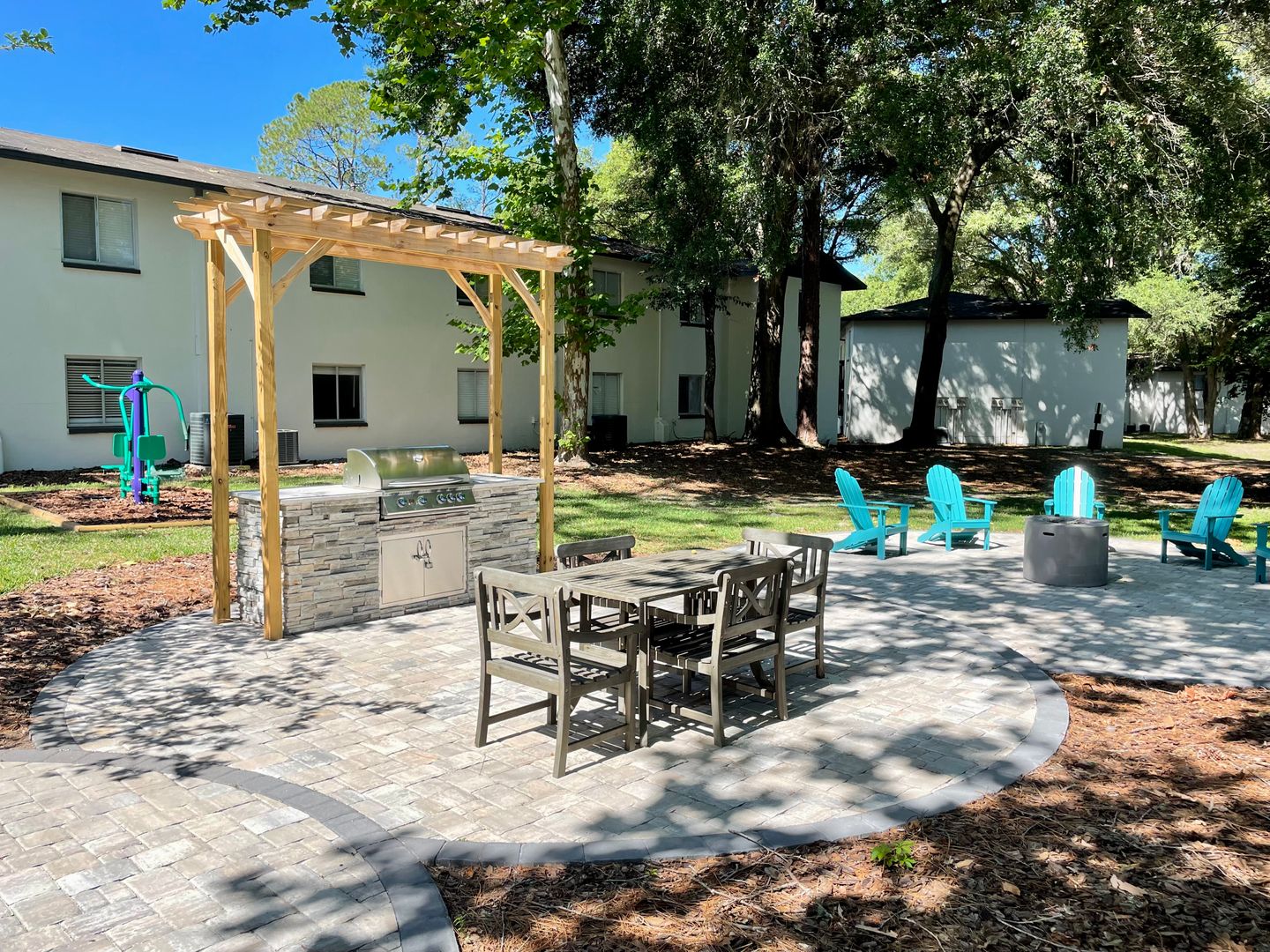 Grill area at Hammocks off Newberry (8 of 8)