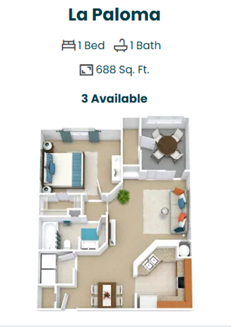 Orlando Apartment: 6739 Mission Club Blvd